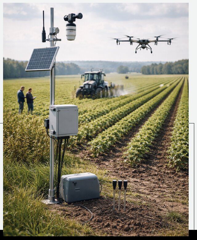 Разработка IoT мониторинга полей в Нововоронеже от 8602 р. | АвикейНвв